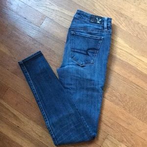 American Eagle Jeans, Size 0, 360 Super Stretch